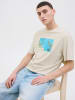 Jack & Jones Koszulka "Porto" w kolorze kremowym