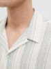Jack & Jones Blouse "Easter" wit/lichtblauw