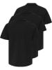 ONLY & SONS 3-delige set: poloshirts "Gordon" zwart