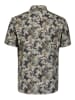 No Excess Hemd - Regular fit - in Schwarz/ Beige