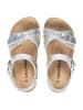BABUNKERS Family Sandalen zilverkleurig