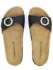 BABUNKERS Family Leren slippers zwart
