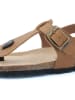 billowy Sandalen in Hellbraun