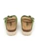 billowy Leren slippers groen