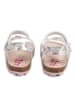 billowy Sandalen "Rosso" zilverkleurig