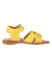 El Naturalista Leren sandalen geel