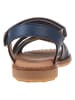 kmins Leder-Sandalen in Dunkelblau
