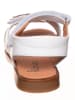 kmins Leder-Sandalen in Weiß