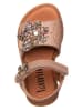 lamino Leder-Sandalen in Beige