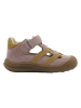 lamino Leren enkelsandalen lichtroze