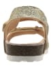 lamino Sandalen goudkleurig