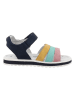 Lurchi Leren sandalen "Cimbaly" donkerblauw/meerkleurig