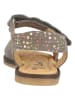 Lurchi Leren sandalen "Calta-S" grijs/meerkleurig