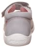 PEPINO Leren sandalen "Sylvie" grijs/lichtroze