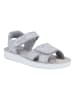 Richter Shoes Skórzane sandały "Sofia" w kolorze szarym
