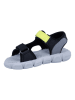 Richter Shoes Sandały "Terry" w kolorze czarno-żółtym