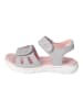 Ricosta Sandalen in Grau/ Rosa