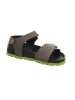superfit Leder-Sandalen in Dunkelgrau