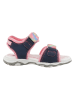 Tom Tailor Sandalen in Dunkelblau/ Rosa/ Bunt