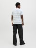 Jack & Jones Koszulka "Birk" w kolorze błękitno-białym
