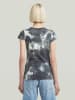 G-Star Shirt in Anthrazit/ Weiß