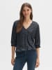 OPUS Bluse in Dunkelblau