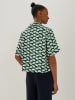 Someday Blouse zwart/wit/turquoise
