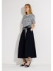 More & More Shirt donkerblauw/wit