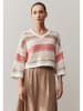 More & More Pullover in Beige/ Beere