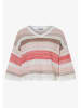 More & More Sweter w kolorze beżowo-jagodowym