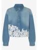 More & More Jeansbluse in Blau