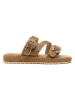 Foreverfolie Pantoletten in Camel