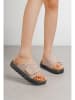 C'M Pantoletten in Taupe