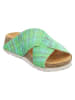 Think! Leren slippers "Koak" groen