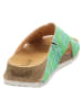 Think! Leren slippers "Koak" groen