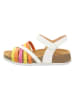 Think! Leder-Sandalen "Koak" in Weiß/ Bunt