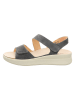 Think! Leder-Sandalen "Meggie" in Anthrazit