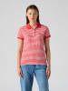 Levi's Poloshirt rood/wit