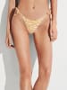 gisela Bikini-Hose in Gelb/ Weiß