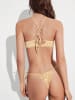 gisela Biustonosz bikini w kolorze żółto-białym