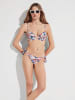gisela Bikinislip wit/blauw/koraalrood