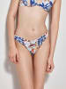 gisela Bikini-Hose in Weiß/ Blau