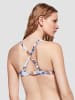 gisela Bikini-Oberteil in Weiß/ Blau