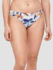 gisela Bikinislip wit/blauw