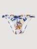 gisela Bikinislip wit/blauw