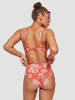 gisela Bikini-Hose in Orange/ Creme
