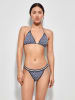 gisela Biustonosz bikini w kolorze granatowo-białym