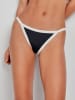 gisela Bikinislip zwart/wit