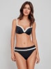gisela Bikini-Oberteil in Schwarz/ Weiß