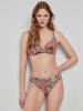 gisela Bikini-Hose in Orange/ Schwarz